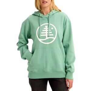Burton Unisex Soft Sage Family Tree Pullover Hoodie Size M